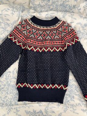 Vintage Paul Mage 100% wool handmade danish sweater